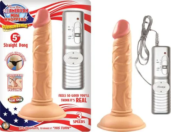 All American Whopper Dildos All American Mini Whoppers 5 Inches Vibrating Dong Beige All American Whopper Dildos All American Mini Whoppers 5 Inches Vibrating Dong Beige