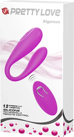 Vibrators Pretty Love Double Ended Vibrator Algernon Purple