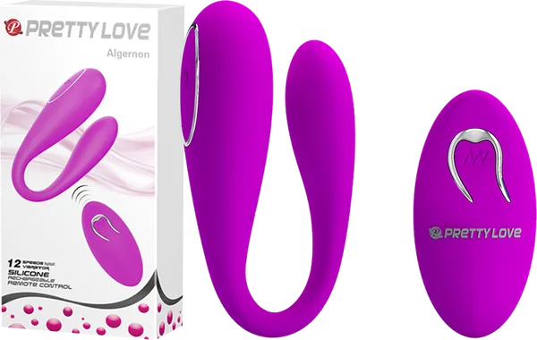 Vibrators Pretty Love Double Ended Vibrator Algernon Purple
