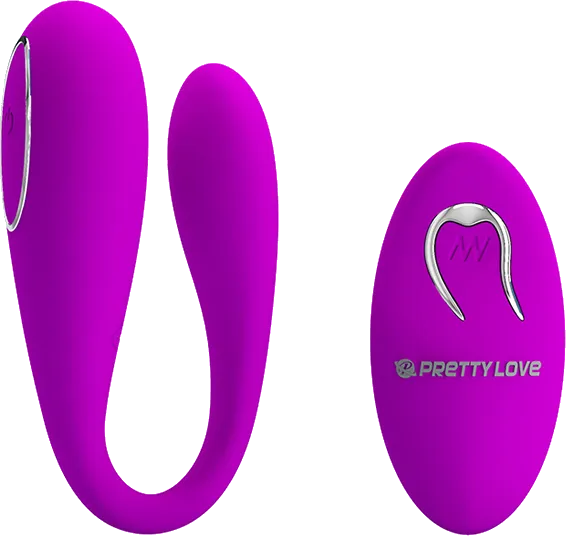 Vibrators Pretty Love Double Ended Vibrator Algernon Purple
