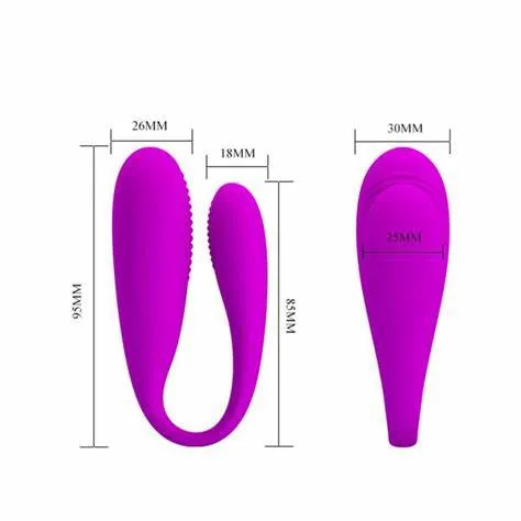 Vibrators Pretty Love Double Ended Vibrator Algernon Purple