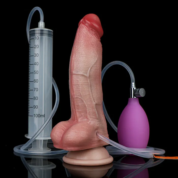 7 inch Real Dildo Inflatable For Ejaculation mysite Dildos