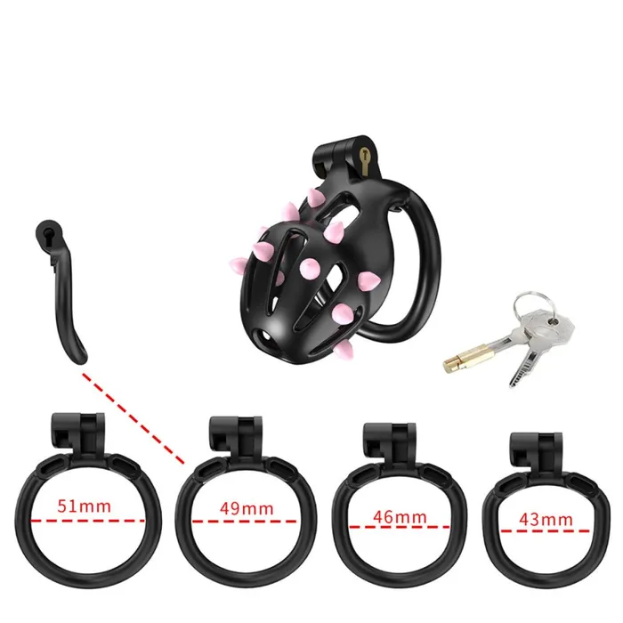 Cellmate Male Sex Toys Cellmate FlexiSpike Chastity Cage Size 1