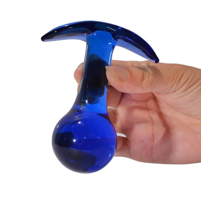 SexyPlay Blue Elves Crystal Glass Anal Plug Bubble Edition Anal