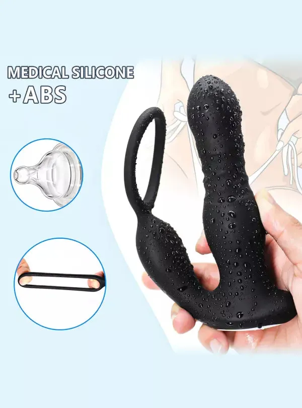 Prostate Massager 7 Modes Vibrating Thrusting Wireless Remote Control babysexlover Anal