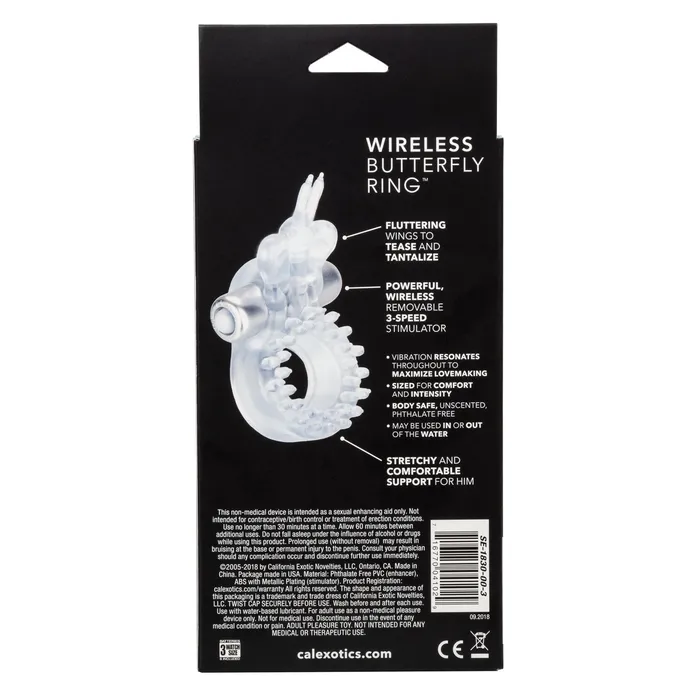 CalExotics Male Sex Toys Wireless Butterfly Ring CalExotics Male Sex Toys Wireless Butterfly Ring
