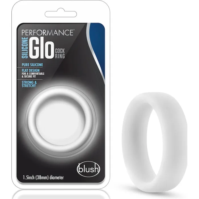 Performance Anal Performance Silicone Glo Cock Ring WhiteBlackGreenBlue