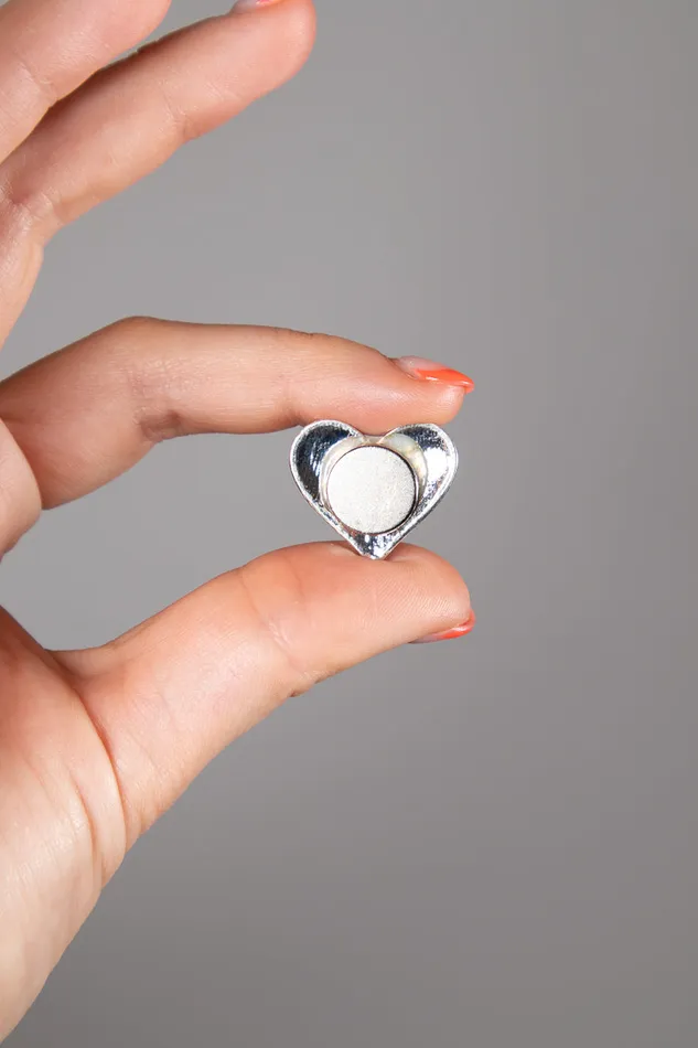Crystal Delights White Heart Butt Plug Posmo Anal