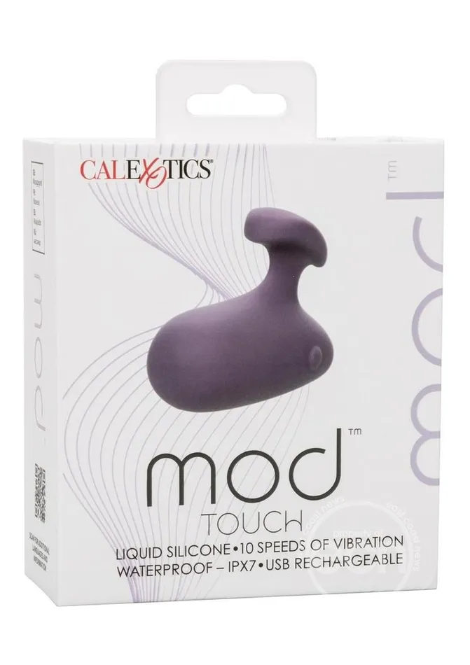 Mod Touch Rechargeable Silicone Massager Purple Cal Exotics Vibrators