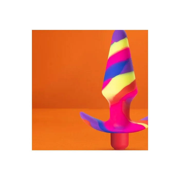 Avant Anal Free Spirit Scarlet Vibration Butt Plug Rainbow Avant
