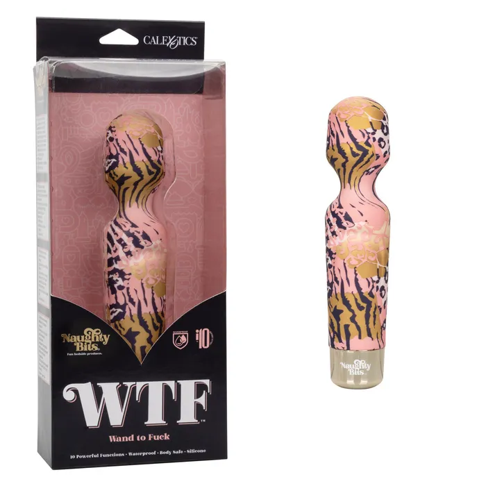 CalExotics Vibrators Naughty Bits WTF WAND TO FUCK Body Wand Massager