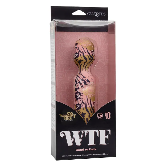 CalExotics Vibrators Naughty Bits WTF WAND TO FUCK Body Wand Massager