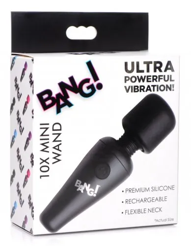 Female Sex Toys XR BRANDS BANG 10X VIBRATING MINI SILICONE WAND