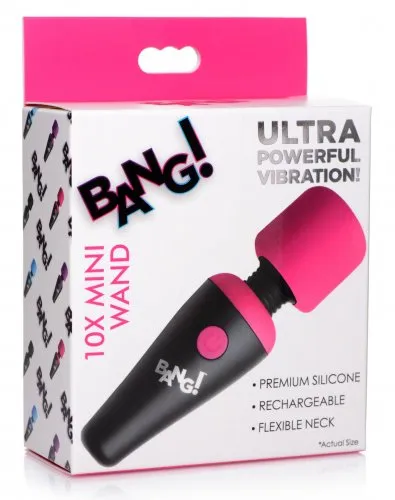 Female Sex Toys XR BRANDS BANG 10X VIBRATING MINI SILICONE WAND