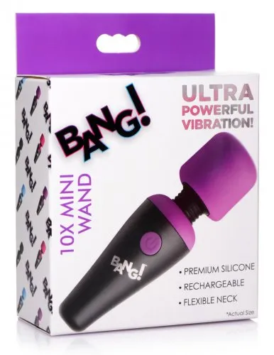 Female Sex Toys XR BRANDS BANG 10X VIBRATING MINI SILICONE WAND