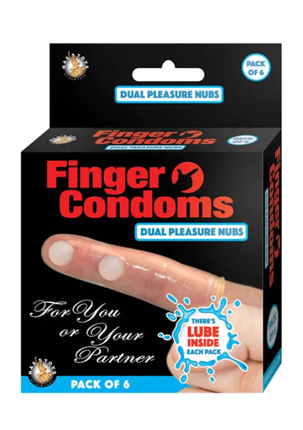 Nasstoys Female Sex Toys Nasstoys Finger Condoms with Dual Pleasure Nubs 6 Pack Nasstoys Female Sex Toys Nasstoys Finger Condoms with Dual Pleasure Nubs 6 Pack