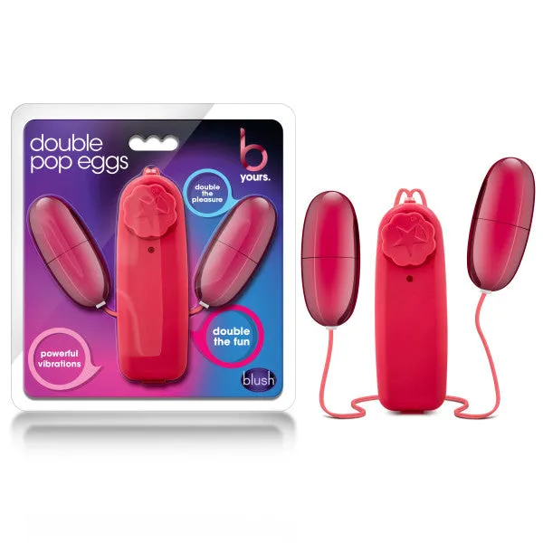 Vibrators BLUSH NOVELTIES B YOURS DOUBLE POP EGGS