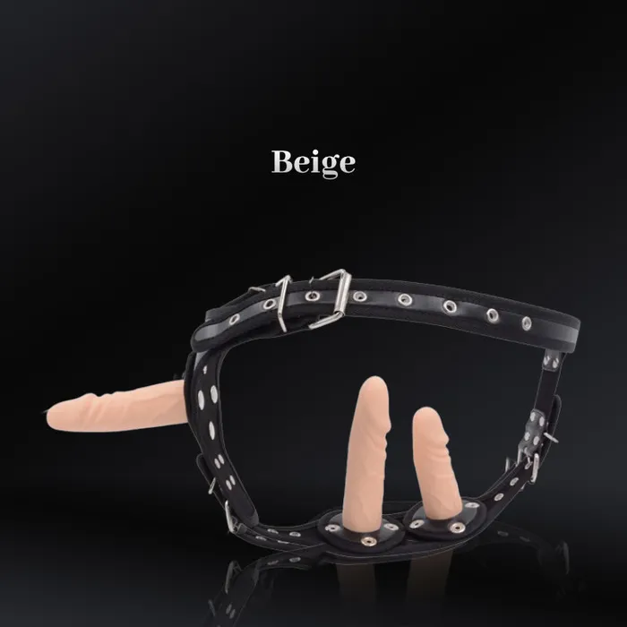 FRISKY BUSINESS SG Female Sex Toys BDSM Strap On 3 Dildos HarnessStrap On Kit