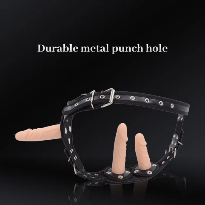 FRISKY BUSINESS SG Female Sex Toys BDSM Strap On 3 Dildos HarnessStrap On Kit