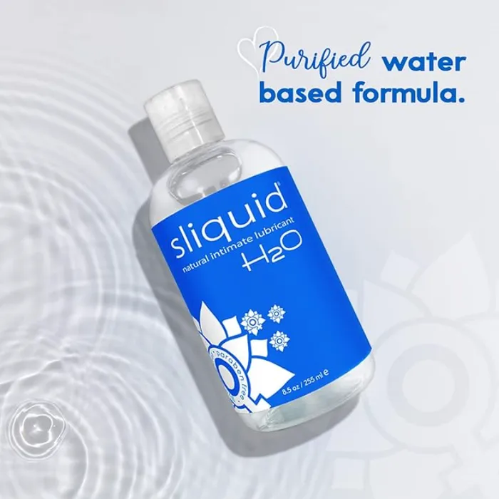 Lubricants Sliquid Naturals H2O Intimate Water Based Lubricant Glycerine And Paraben Free 255ml FRISKY BUSINESS SG