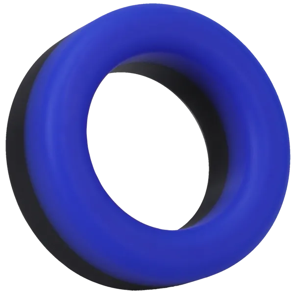 Rock Solid The Big O Ring BlackBlue Doc Johnson Anal