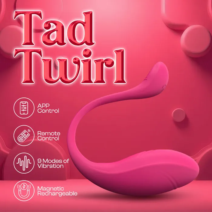 TadTwirl Wireless Control Wearable Vibrator FRISKY BUSINESS SG Vibrators