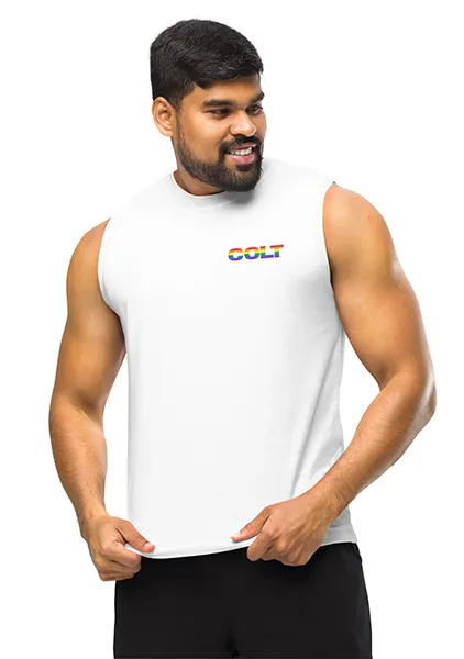 Vibrators CSG Store COLT Pride Muscle Tank White