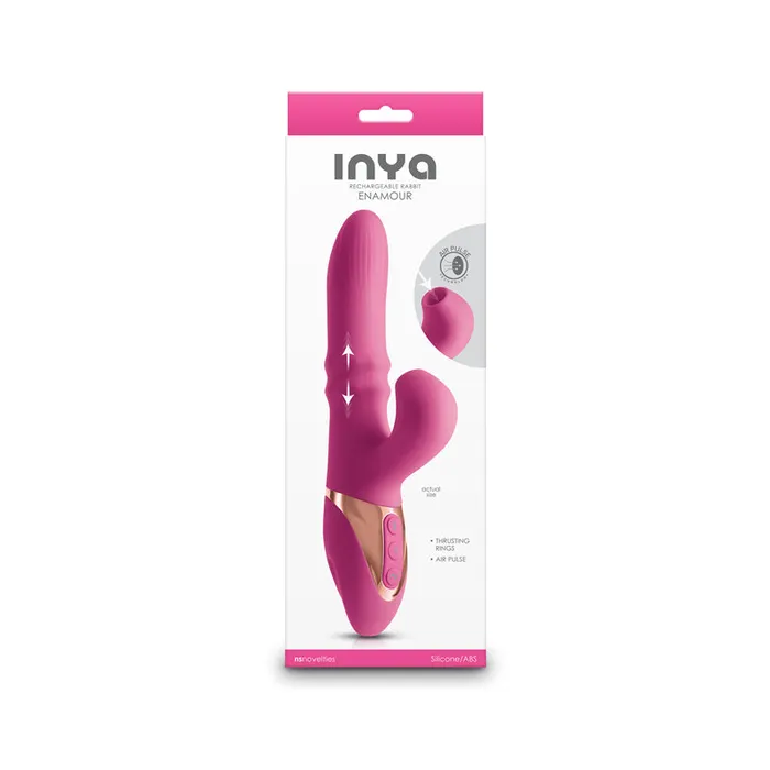 Vibrators NS Novelties INYA Enamour Rabbit Vibrator Pink