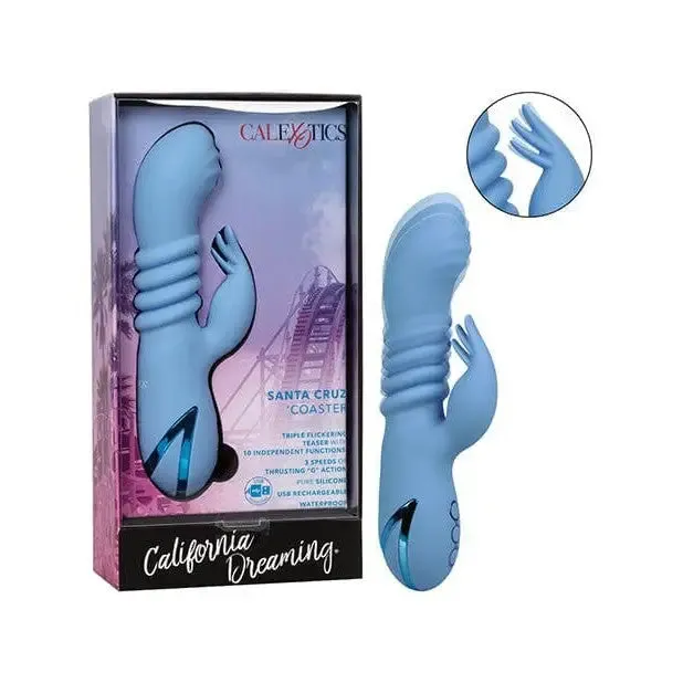 California Dreaming Santa Cruz Coaster Blue CalExotics Vibrators