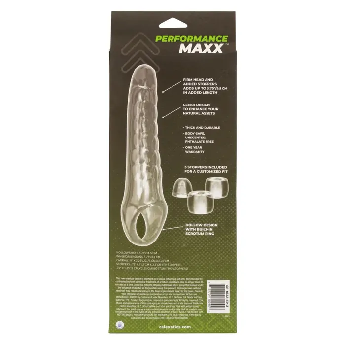 California Exotic Novelties Anal Performance Maxx Clear Extension Kit