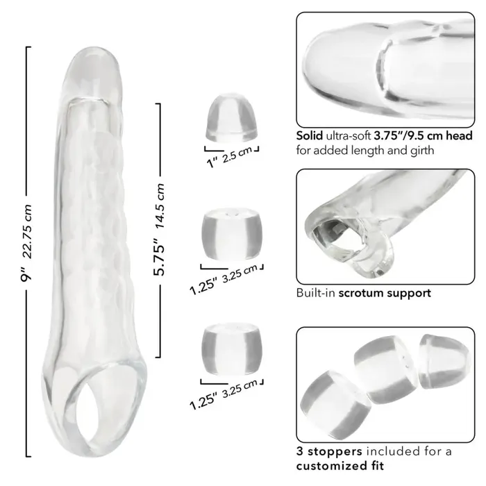 California Exotic Novelties Anal Performance Maxx Clear Extension Kit