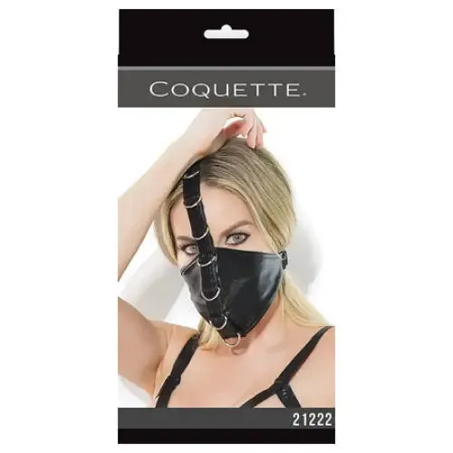 Coquette Anal Darque Fetish Mask Black OS