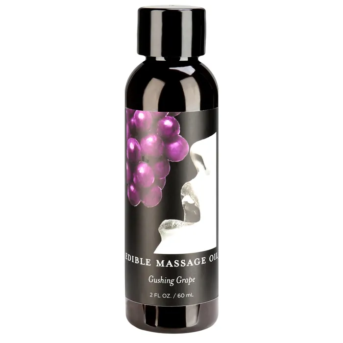 Earthly Body Earthly Body Edible Hemp Seed Massage Oil Grape 60ml2oz Couples