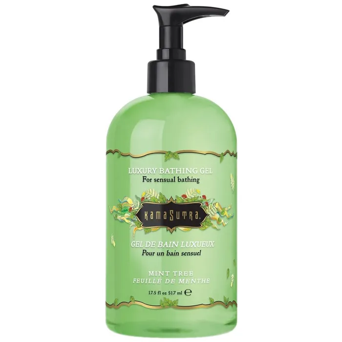 Enhancers Kama Sutra Luxury Bathing Gel Mint Tree 500ml 175oz Kama Sutra