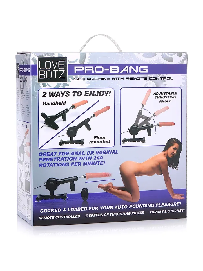 Female Sex Toys HonourSkintwocom ProBang Sex Machine with Remote Control UK ONLY
