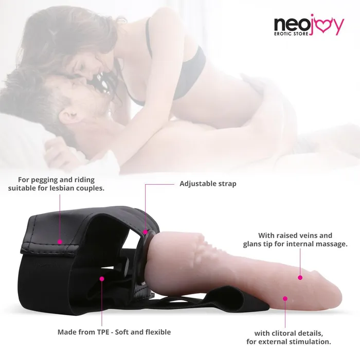 Female Sex Toys Neojoy Neojoy Dong Harness Realistic Dildo StrapOn Harness 17cm 67 inch