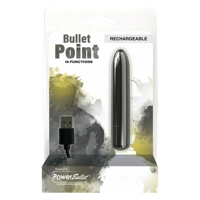 Female Sex Toys PowerBullet PowerBullet Bullet Point Bullet Vibrator USB Rechargeable Black Female Sex Toys PowerBullet PowerBullet Bullet Point Bullet Vibrator USB Rechargeable Black