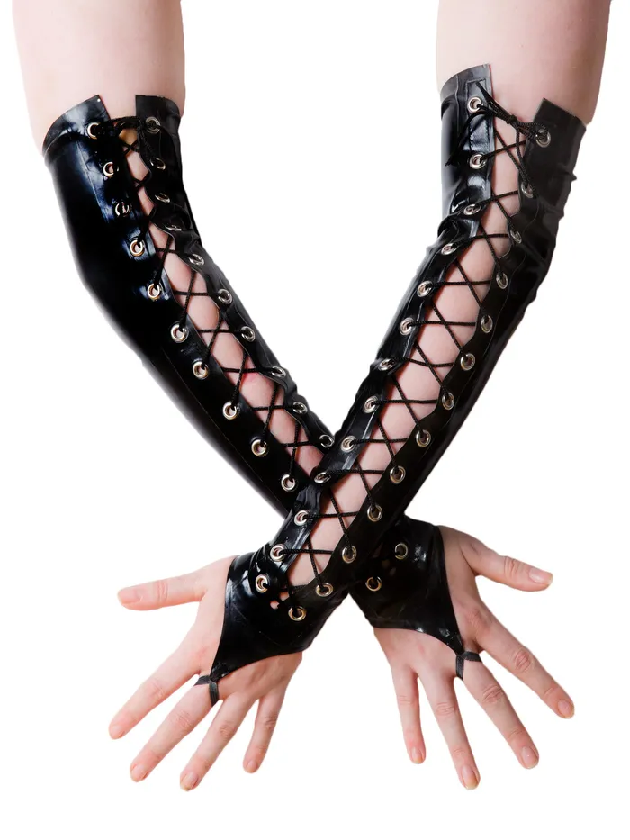 Fingerless Lace Up Latex Gloves One Size HonourSkintwocom Teddies And Bodies Fingerless Lace Up Latex Gloves One Size HonourSkintwocom Teddies And Bodies