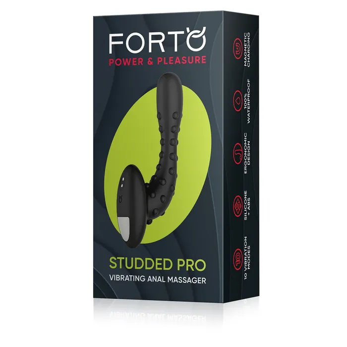 FORTO Male Sex Toys Forto Studded Vibrating Pro Plug
