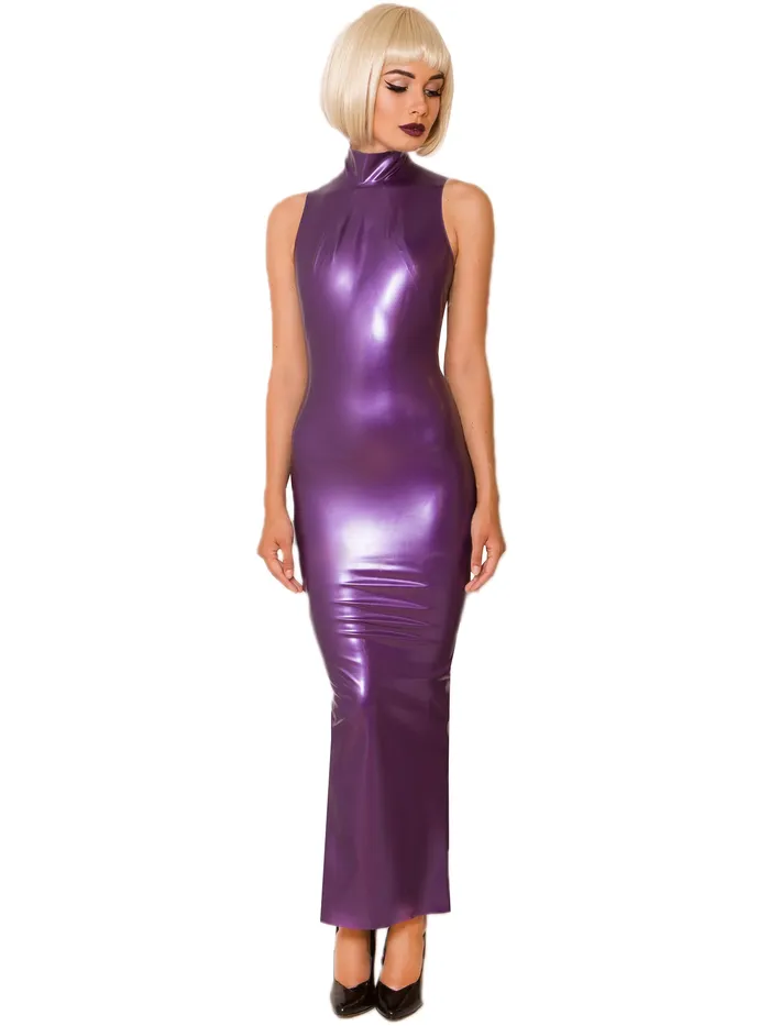 HonourSkintwocom Anal Black Latex Hobble Dress