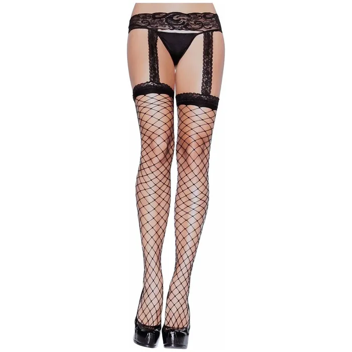 Leg Avenue Vibrators Leg Avenue Fence Net Garterbelt Stocking