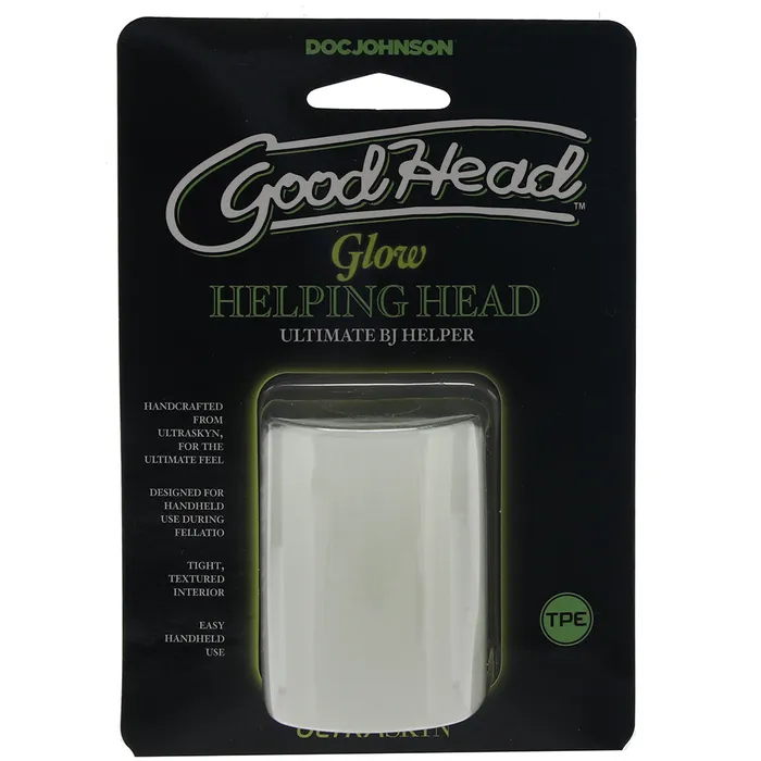 Male Sex Toys GoodHead Glow Helping Head Stroker Doc Johnson Male Sex Toys GoodHead Glow Helping Head Stroker Doc Johnson