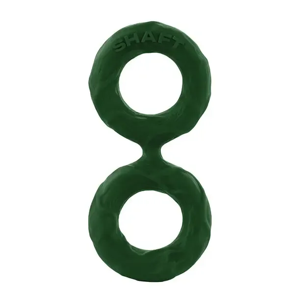 Male Sex Toys Vvole Shaft Double CRingLarge Green