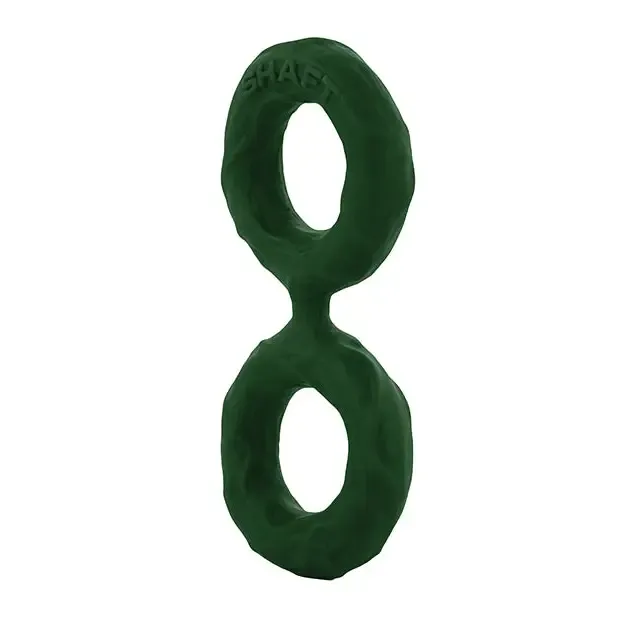 Male Sex Toys Vvole Shaft Double CRingLarge Green Male Sex Toys Vvole Shaft Double CRingLarge Green