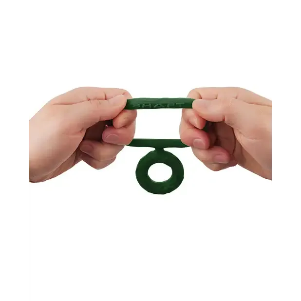 Male Sex Toys Vvole Shaft Double CRingLarge Green Male Sex Toys Vvole Shaft Double CRingLarge Green