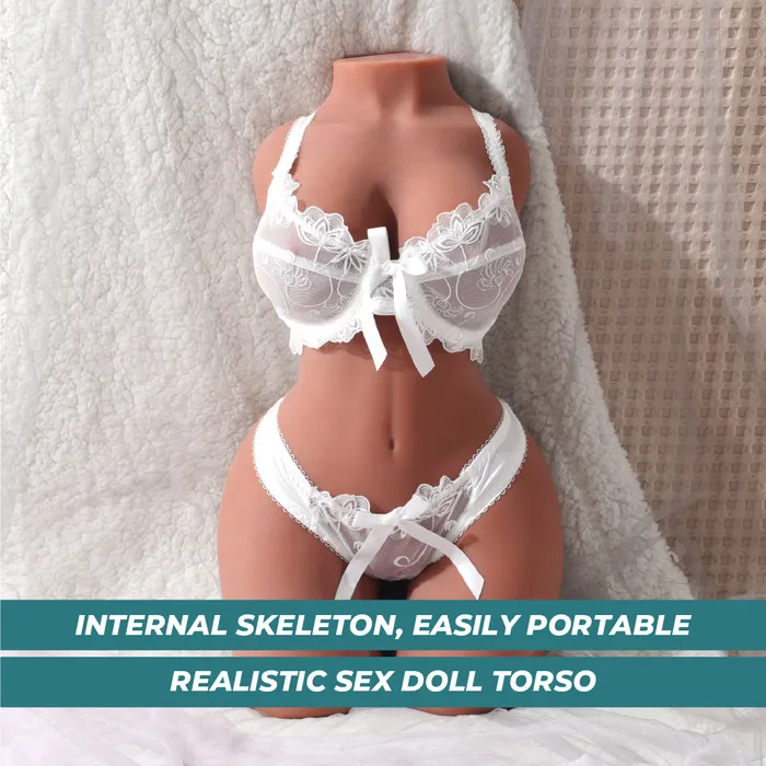 Male Sex Toys Youqdoll YQ Torso with Skeleton TPE 108KG Light TAN
