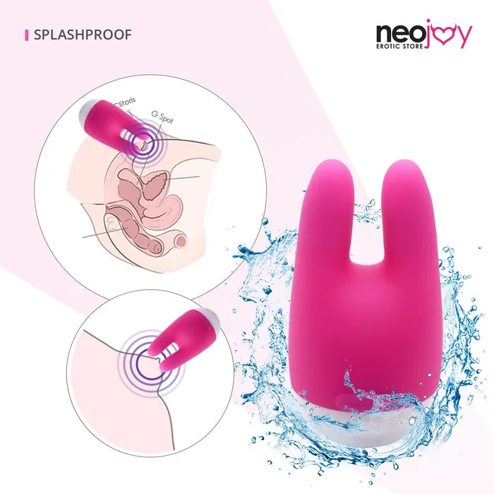 Neojoy Female Sex Toys Neojoy NipClit Silicone Clitoral Vibrator USB Rechargeable 7Speed Functions