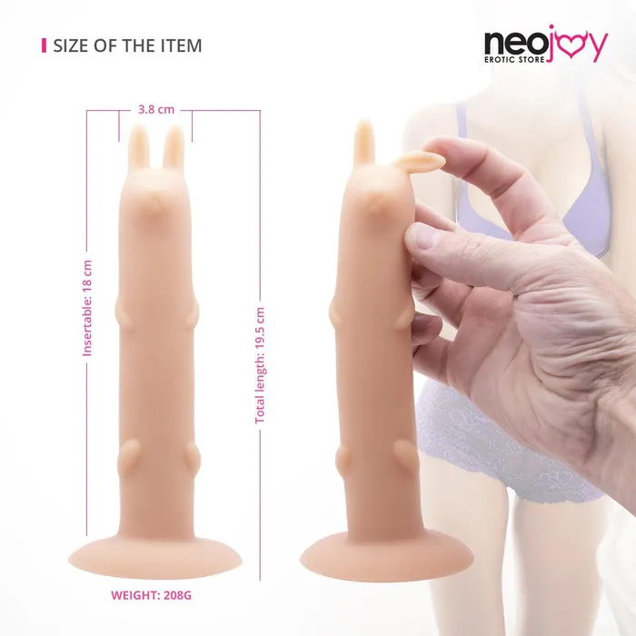 Neojoy Silicone Rabbit Dildo 195cm 77 inch Neojoy Dildos