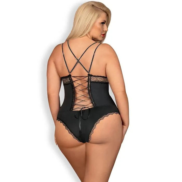 Obsessive Obsessive Sexy Lingerie Lolitte Teddy XXL Black Anal
