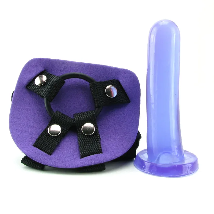 Pipedream Fetish Fantasy First Timers Strap On Set in Purple Female Sex Toys